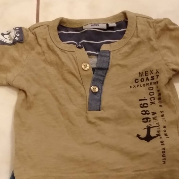 Baby Boys Mexx 3-6 Months T-Shirt - Picture 2 of 3